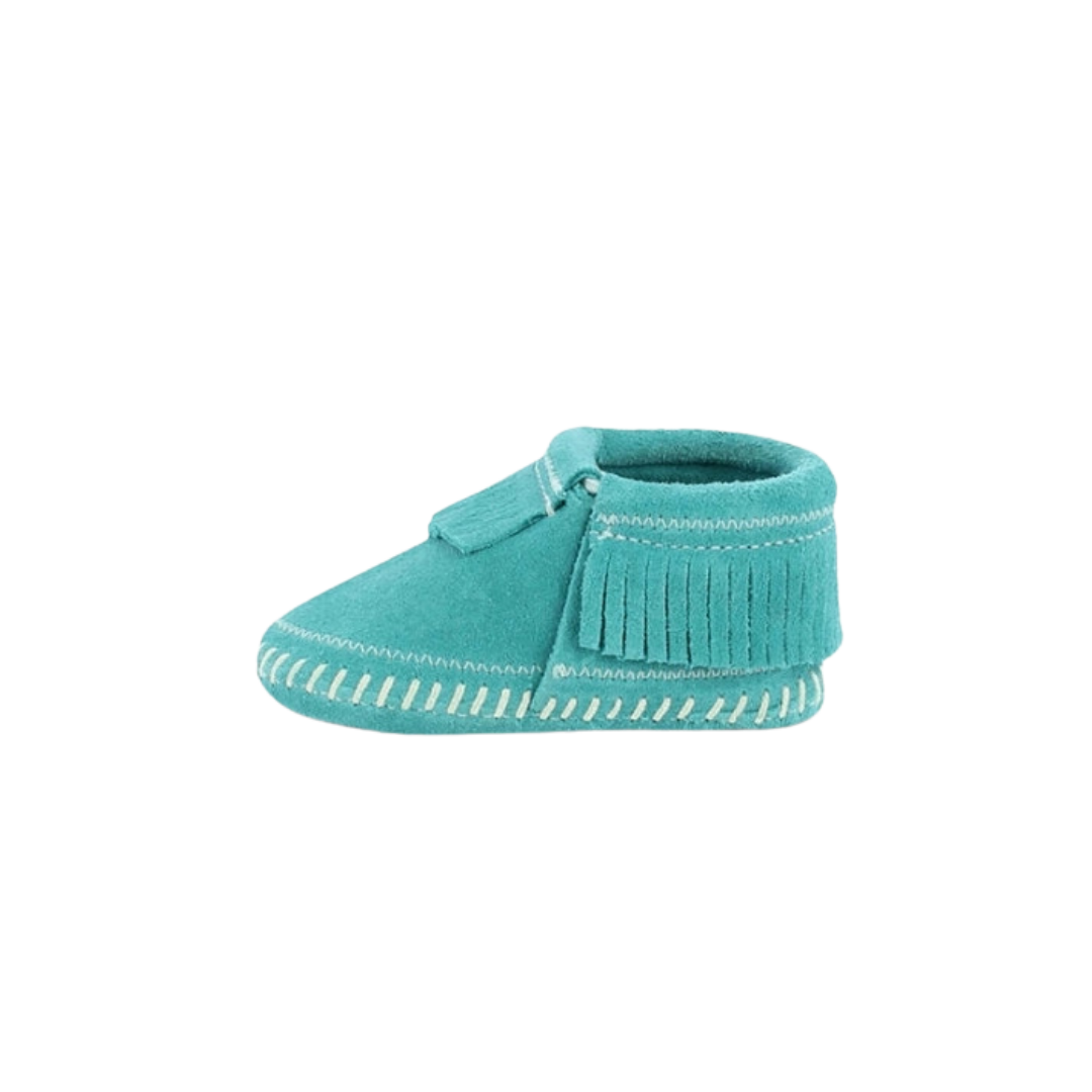 Minnetonka Kid's Riley Bootie Turquoise Bootie