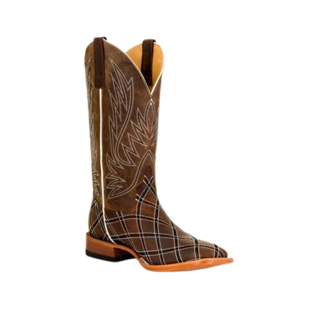Anderson Bean Men's Sabotage Patchwork Brown Boots