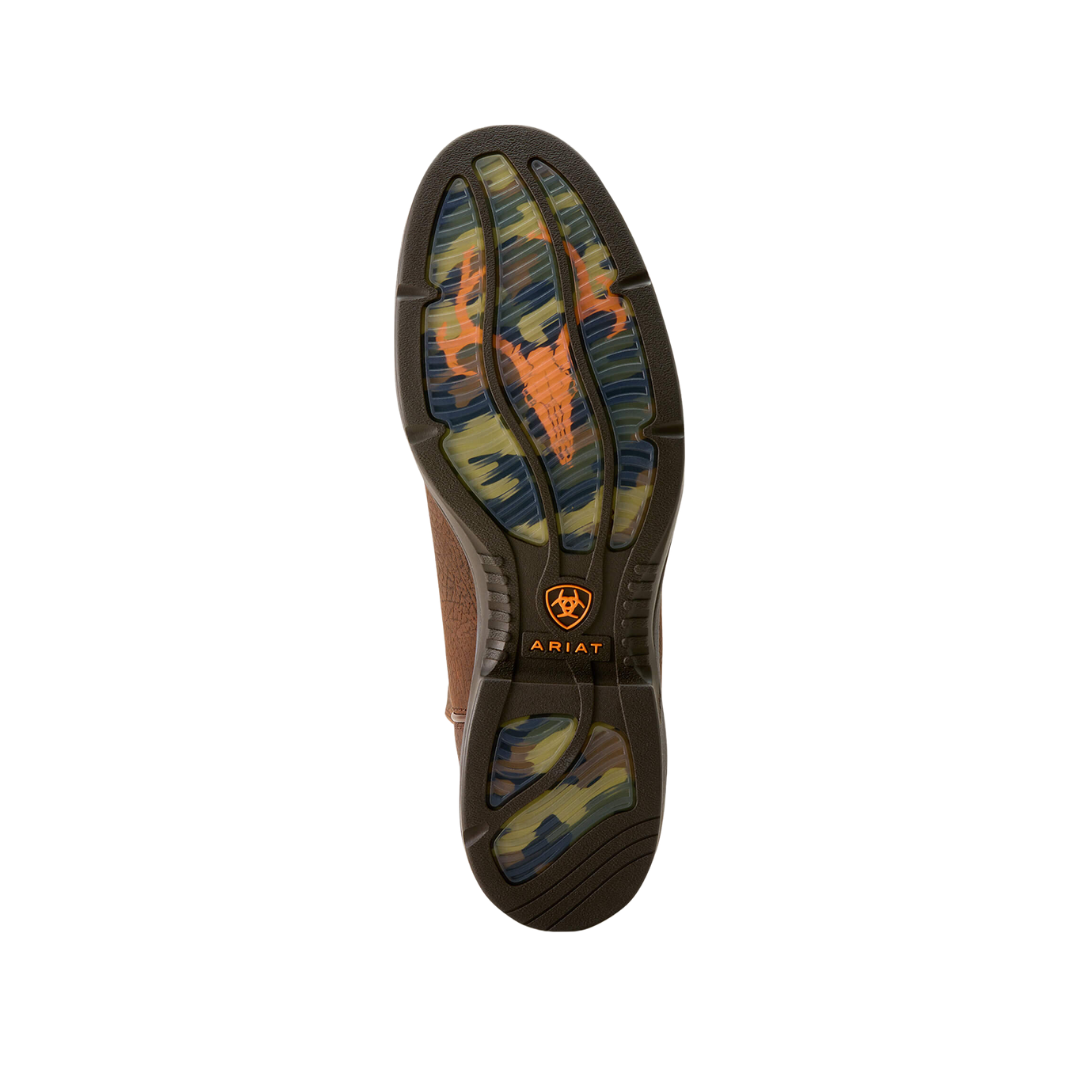 Ariat Men's Ridgeback Round Toffee Green Boot