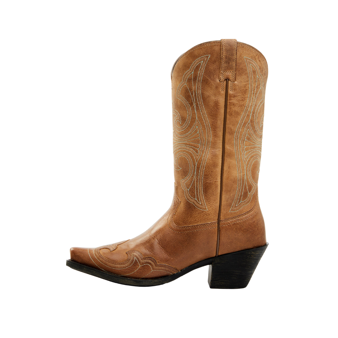 Ariat Women's Round Up Wingtip Western Brown Boots