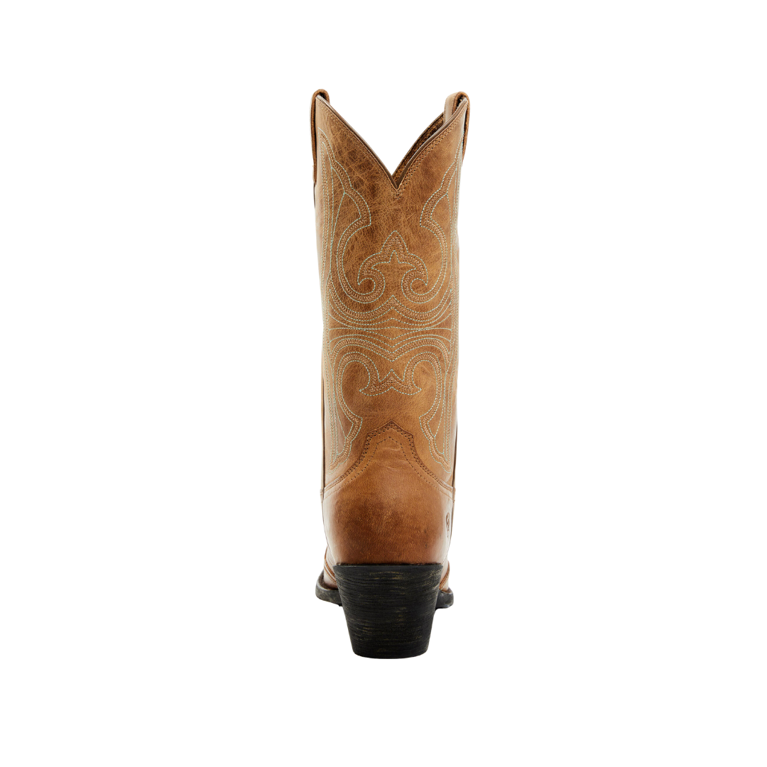 Ariat Women's Round Up Wingtip Western Brown Boots