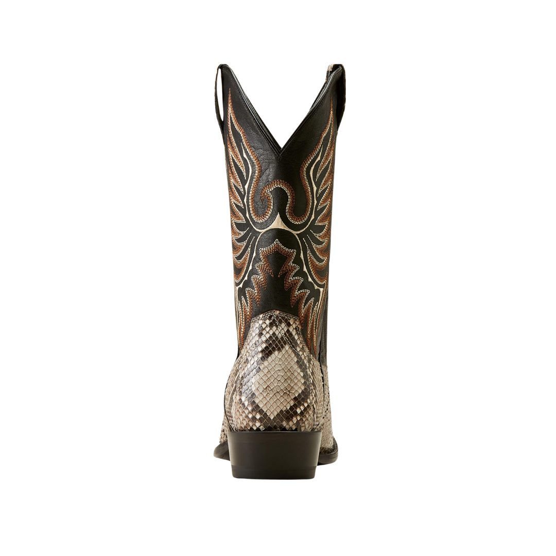 Ariat Men's Slick Cowboy Python Luxe Black Boots