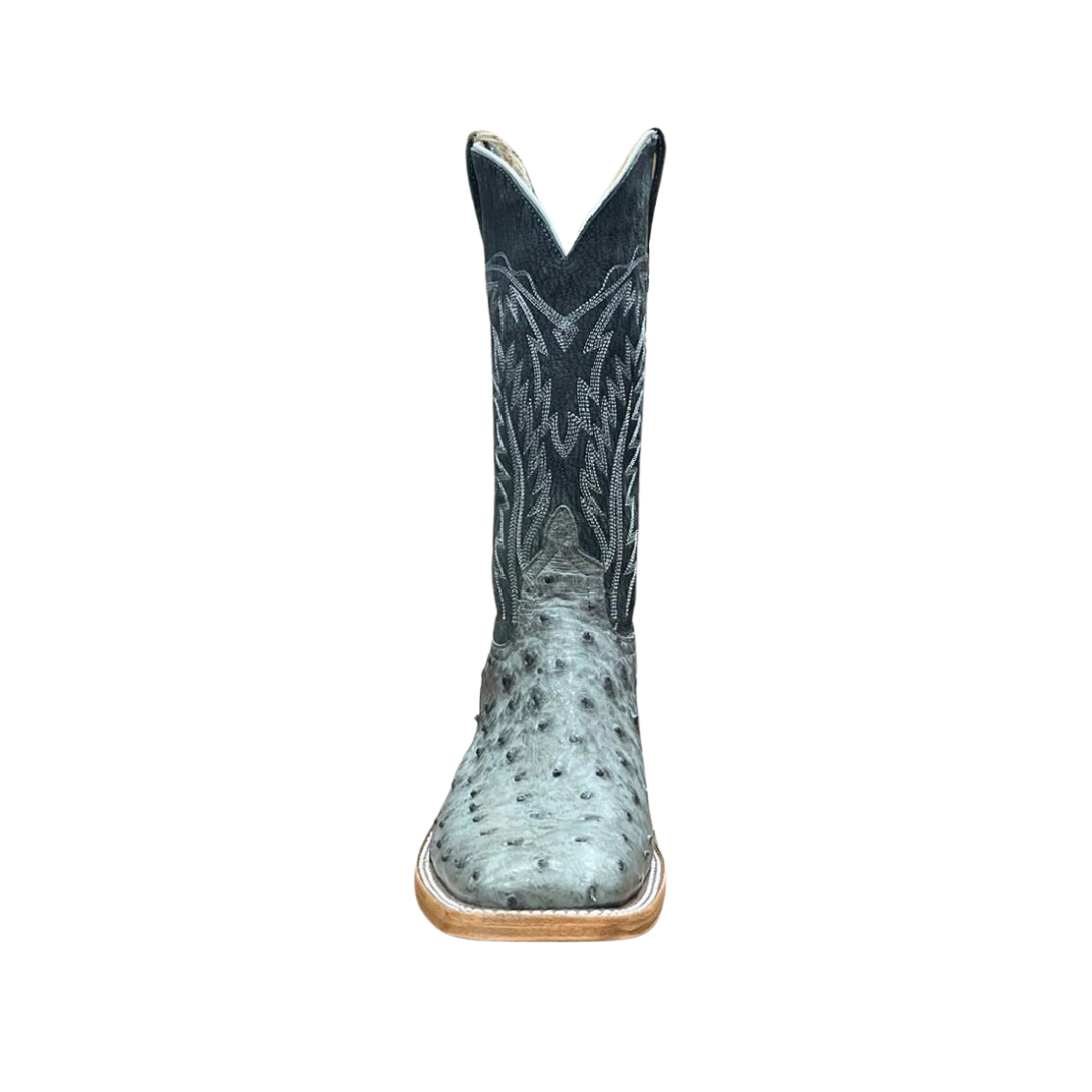 Anderson Bean Men's Serpentine Ostrich Exotic Boots