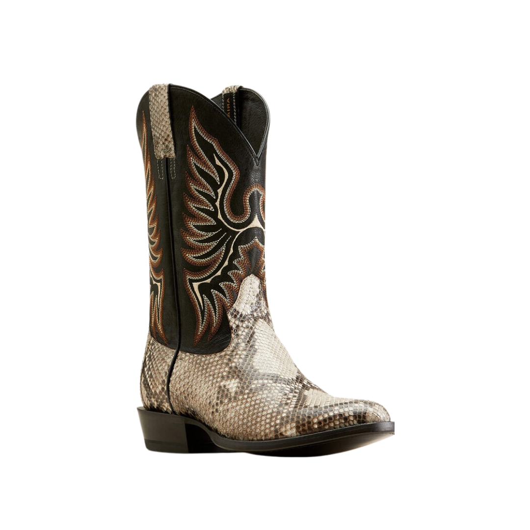 Ariat Men's Slick Cowboy Python Luxe Black Boots