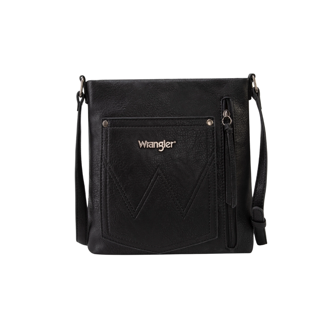 Wrangler women's Braided Concealed Carry Black Crossbody