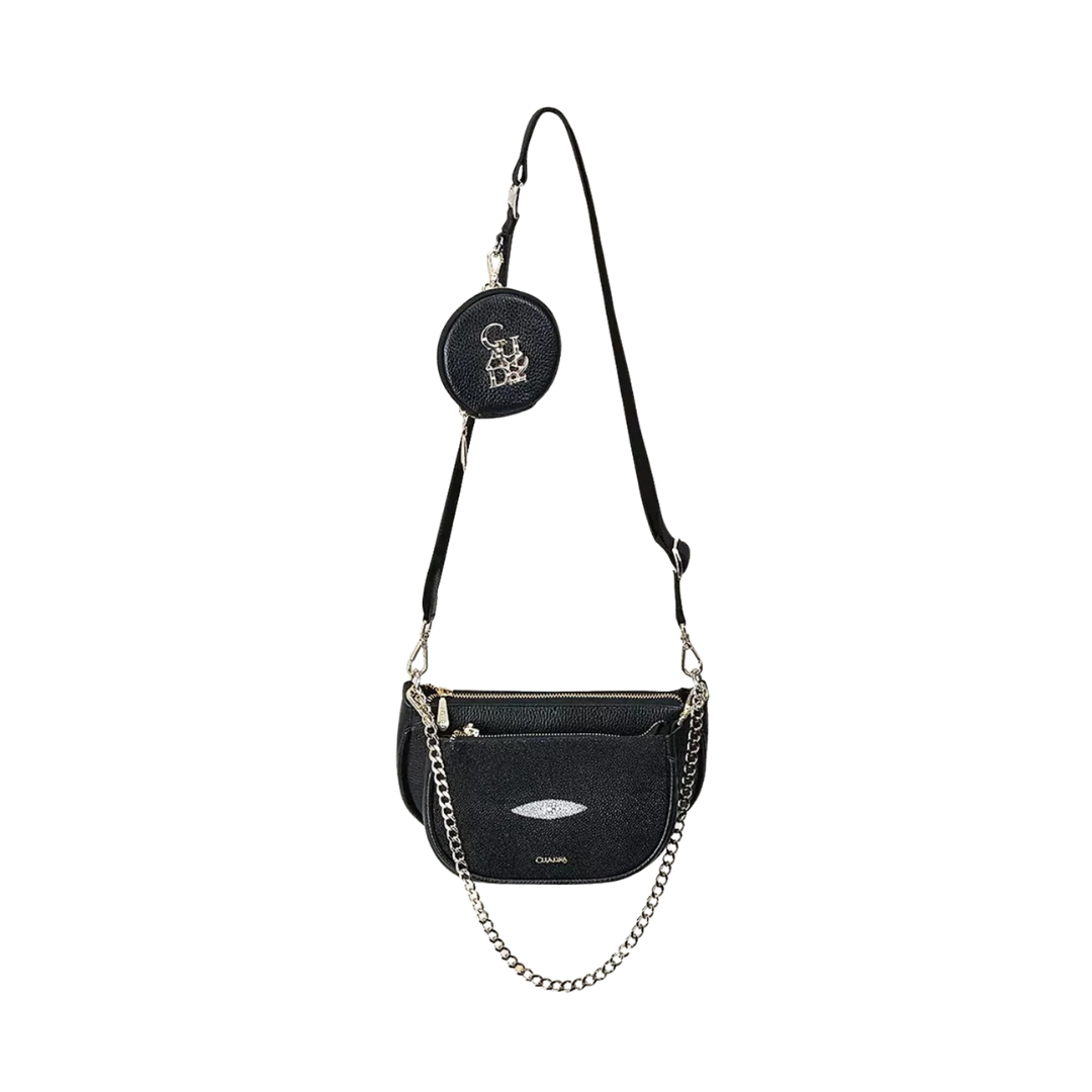 Cuadra Women's 3 In 1 Stingray Black Purses