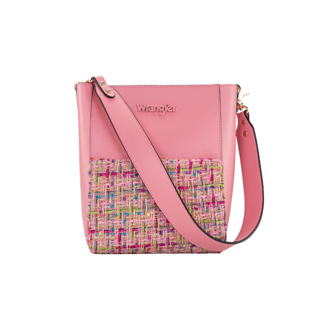 Wrangler Women's Hobo with Pink Mini Crossbody Set