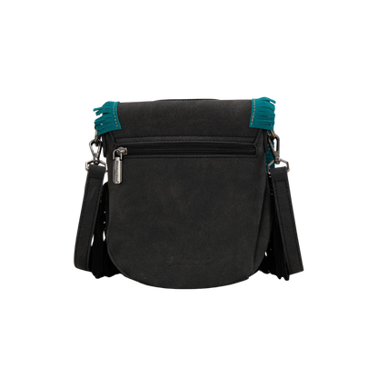 Montana West Concho Fringe Collection Saddle Bag/Crossbody