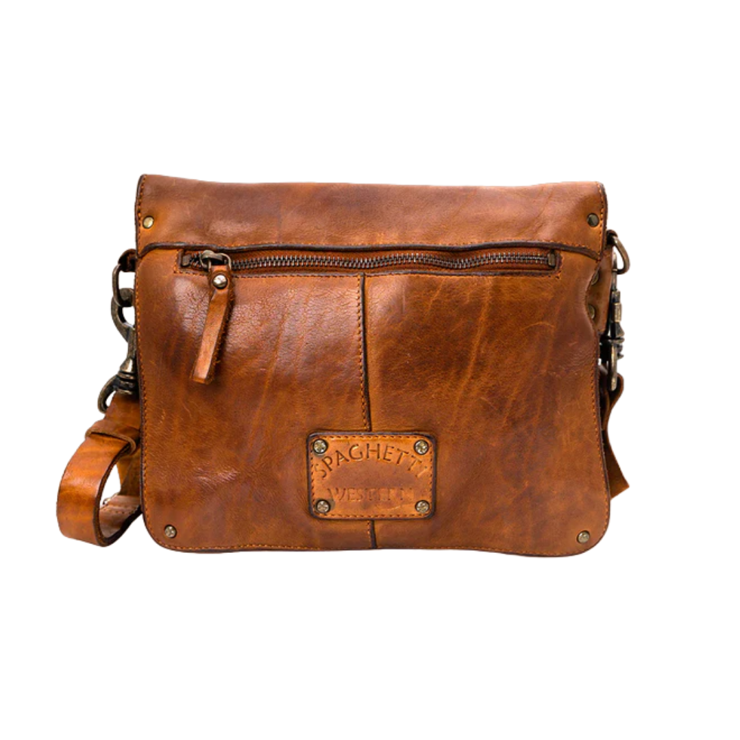 Spaghetti Western Women's Tan Leather Crossbody