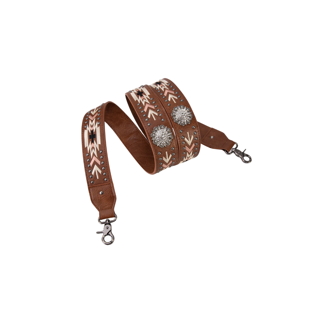 Wrangler Women's Aztec Printed Coffee Crossbody
