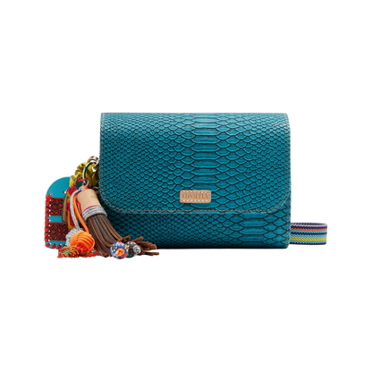 Indy On the Town Turquoise Crossbody Bag - Consuela