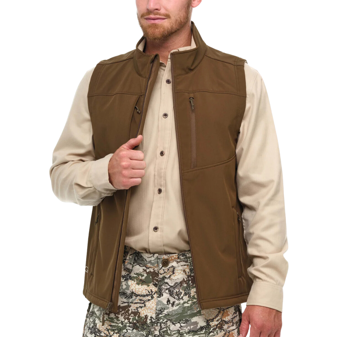 Gameguard Men's Whiskey Guía Grande Brown Vest