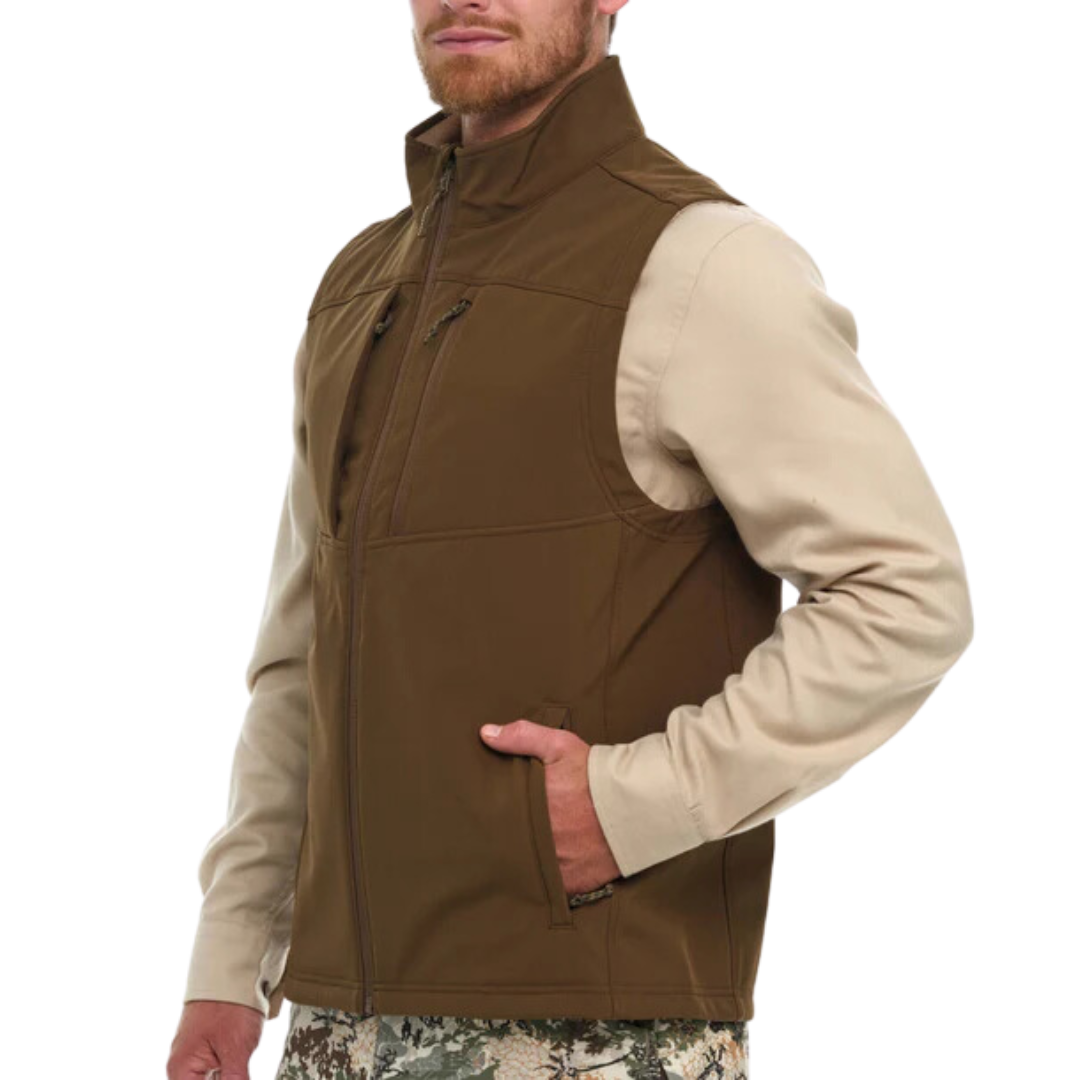 Gameguard Men's Whiskey Guía Grande Brown Vest