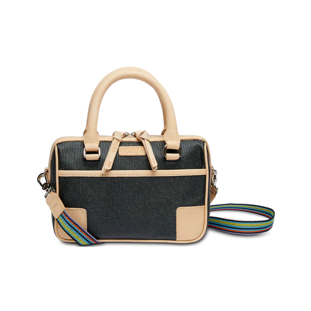 Consuela Women's Diamond The Luncheon Black Bag