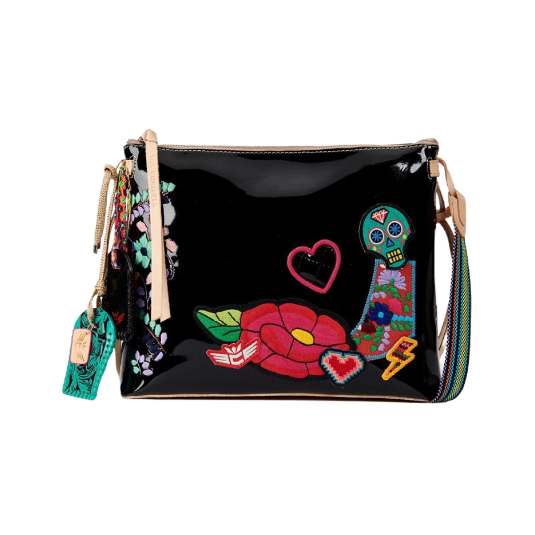 Consuela Women's Poppy Downtown Black Crossbody Bag