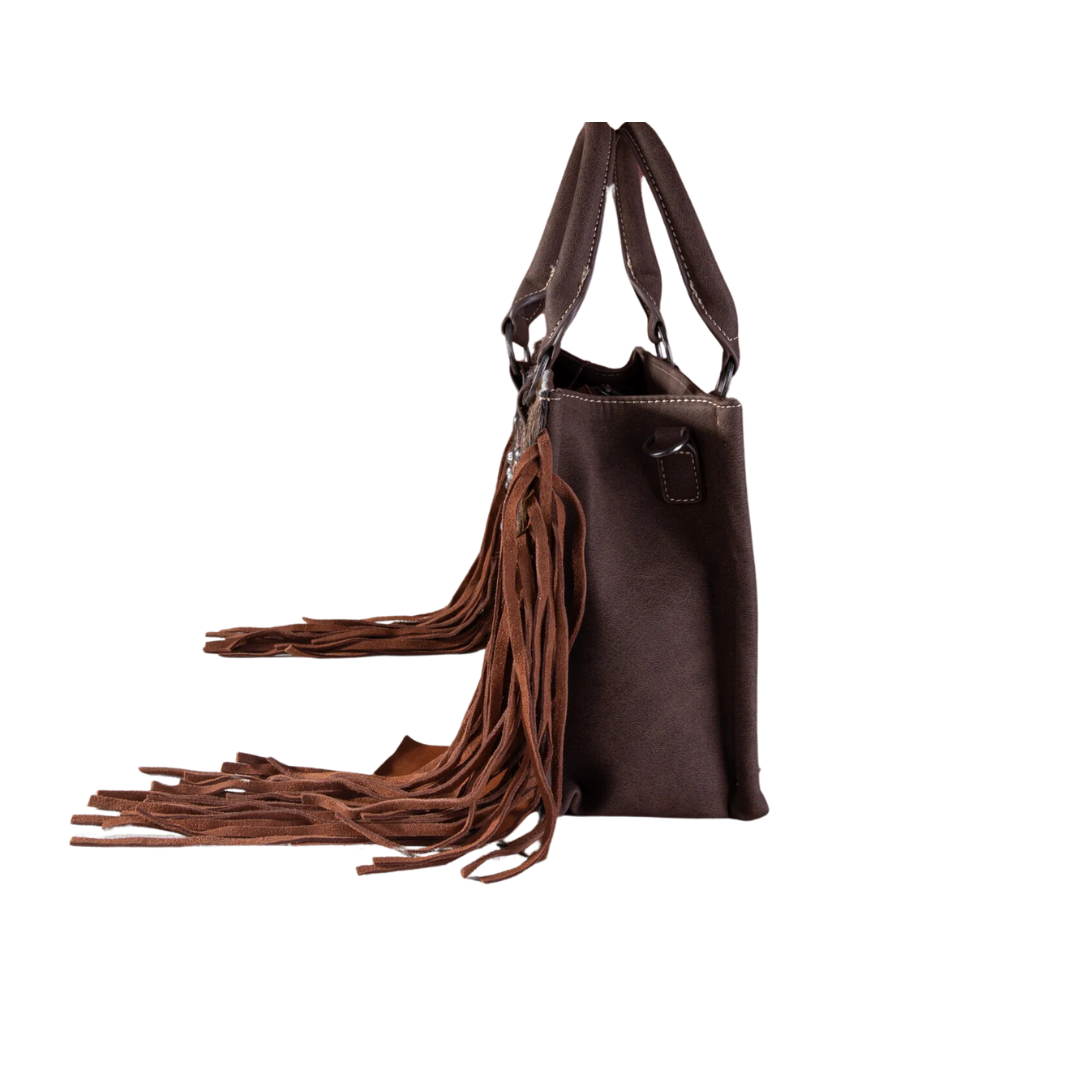 Montana West Women's Trinity Ranch Hair On Crossbody