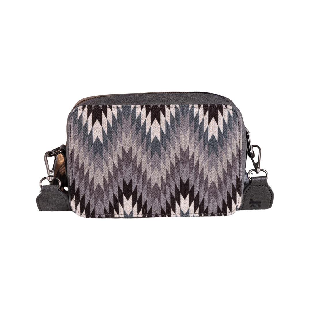 Montana West Women's Southwestern Pattern Dual Sided Print Crossbody