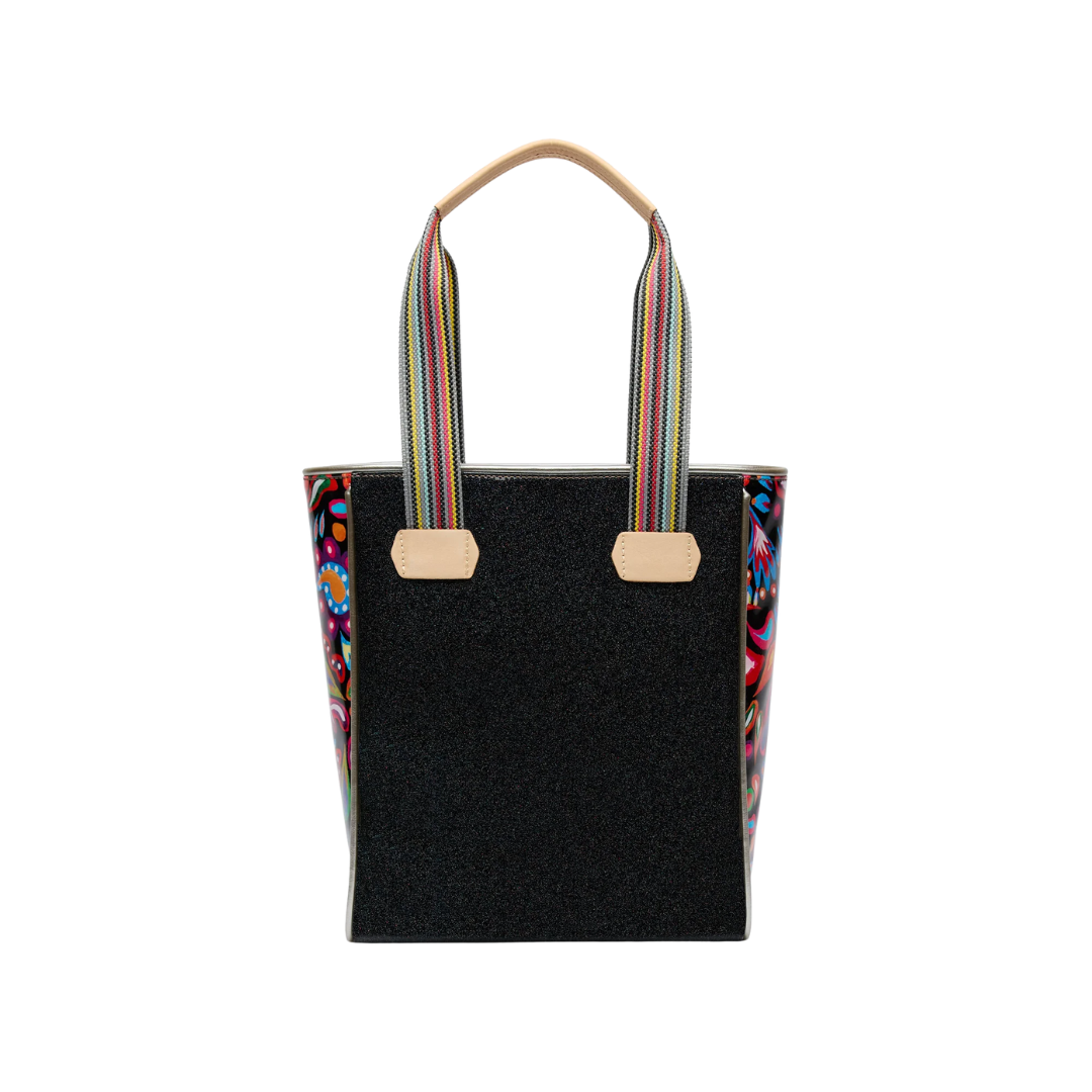 Consuela Women's Mariana Chica Glitter Black Tote