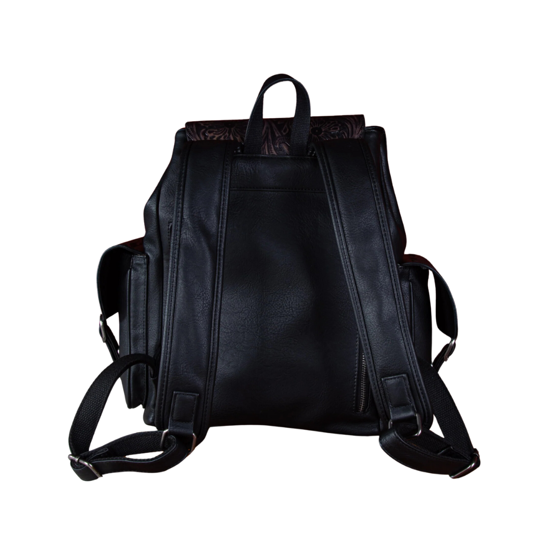 Wrangler Women's Vintage Tooled Black Backpack