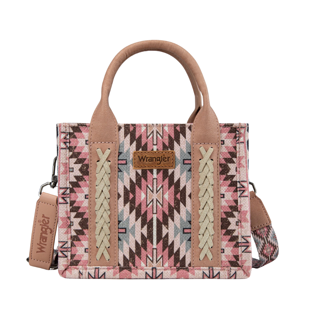 Wrangler Women's Pattern Dark Pink Mini Tote