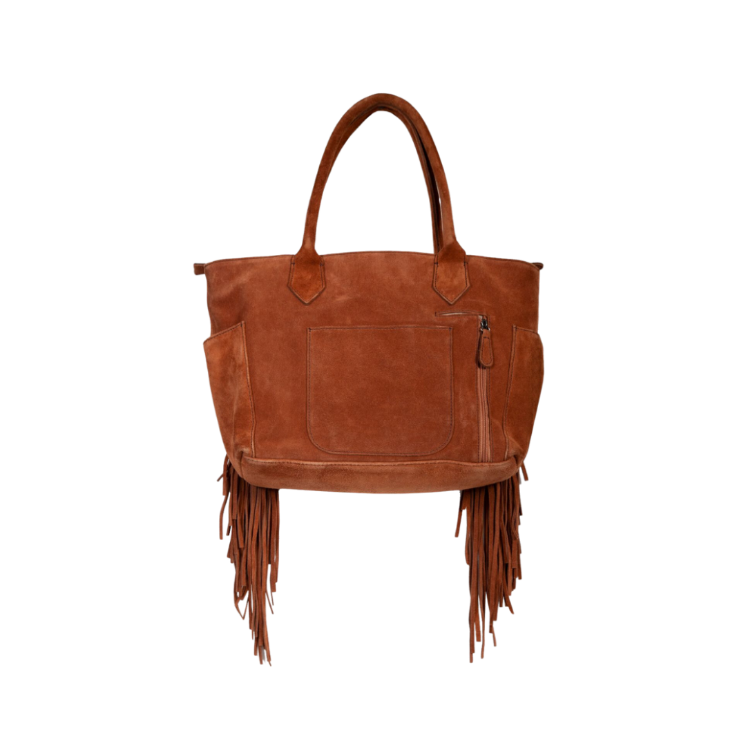 Scully Leathers Women's Brown Concho Tote
