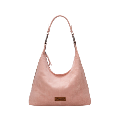 Wrangler Women's Floral Tooled Pink Purse