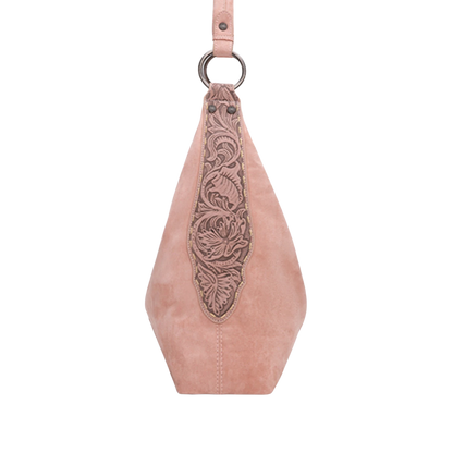 Wrangler Women's Floral Tooled Pink Purse