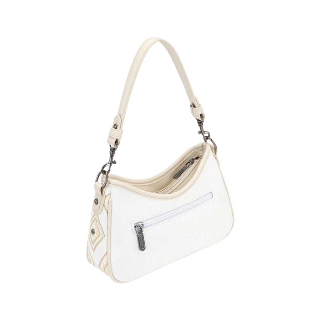Wrangler Women's Aztec Studded Beige Shoulder Bag