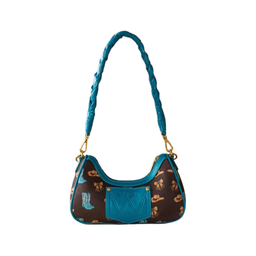 Wrangler Women's Western Cowgirl Coffee Shoulder Bag