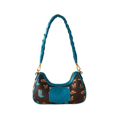 Wrangler Women's Western Cowgirl Coffee Shoulder Bag