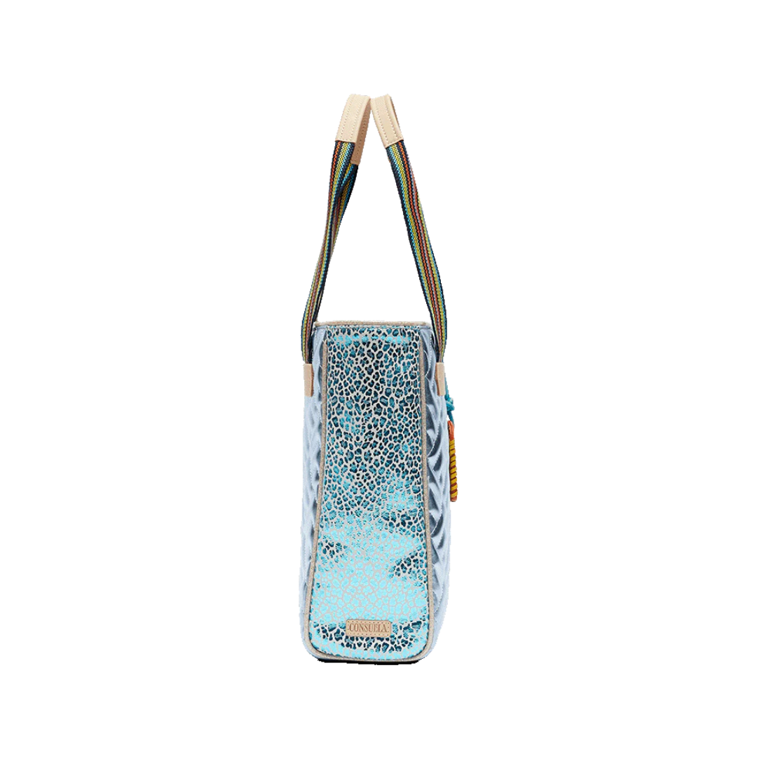 Consuela Women's Kat Chica Blue Tote Bag