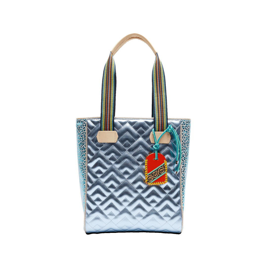 Consuela Women's Kat Chica Blue Tote Bag
