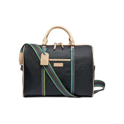 Consuela Diamond Jet Black Setter Bag