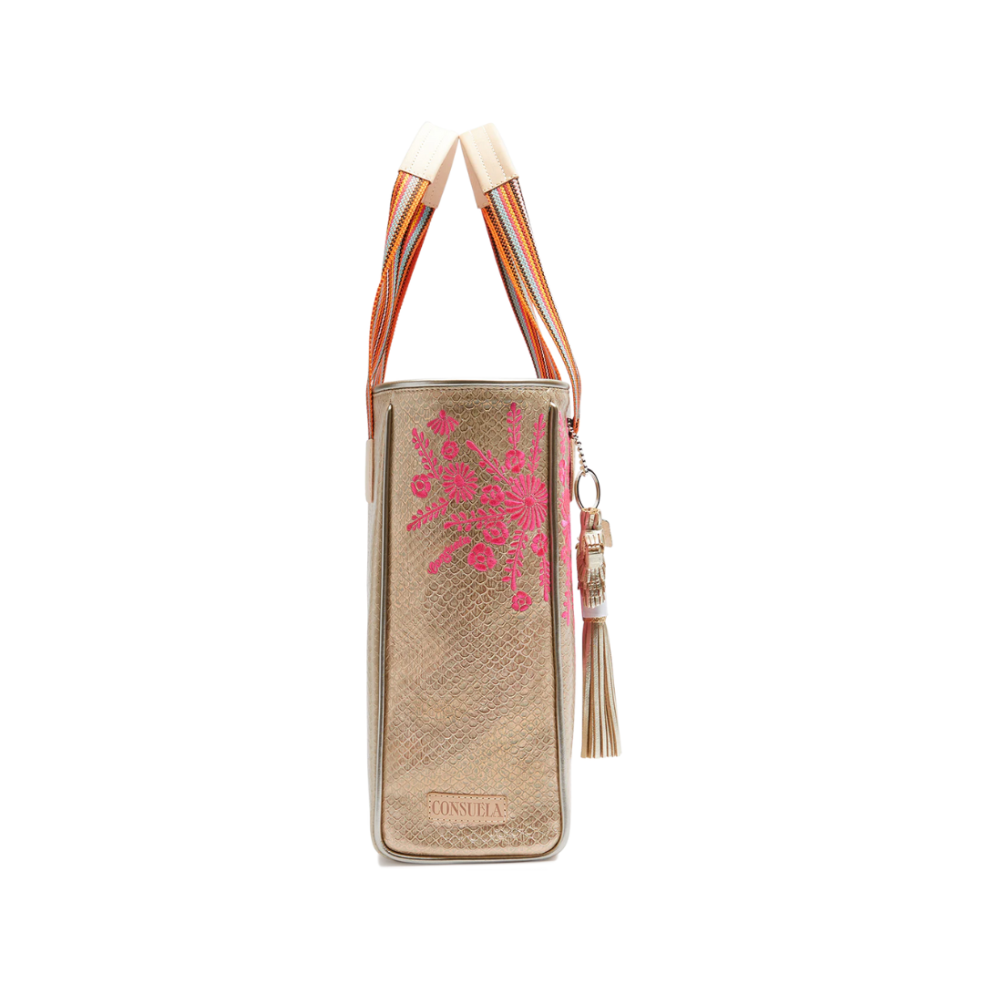 Consuela Women's Brit Classic Light Brown Tote Bag