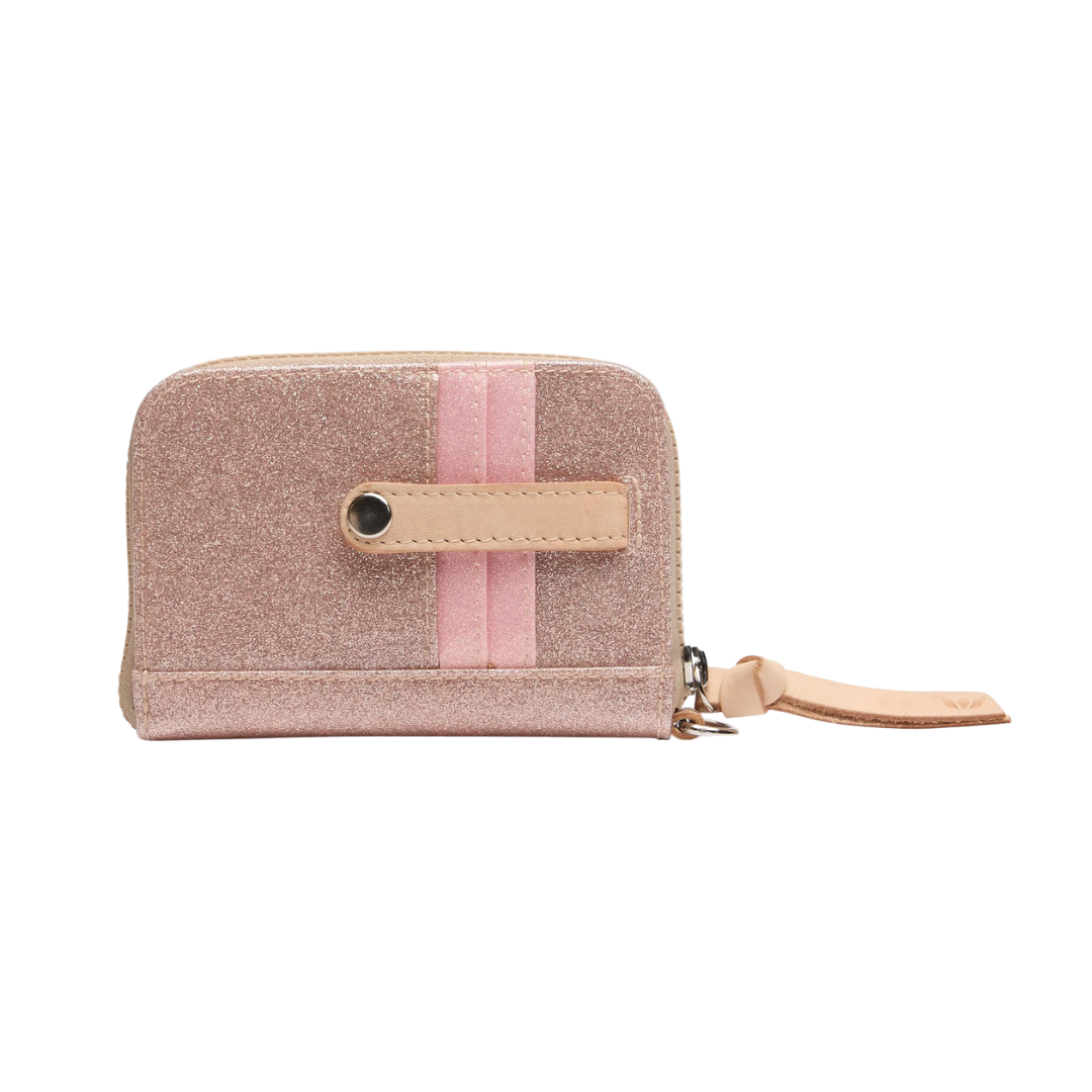 Consuela Women's Emery Zippy Glitter Champagne Wallet