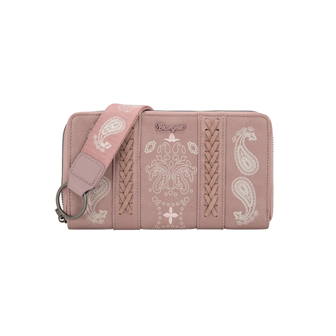 wrangler Women's Bandana Paisley Pink Wallet