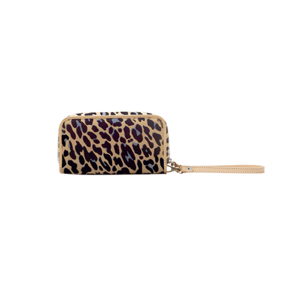 Consuela Women's Legacy Blue Jag Wristlet Light Brown Wallet