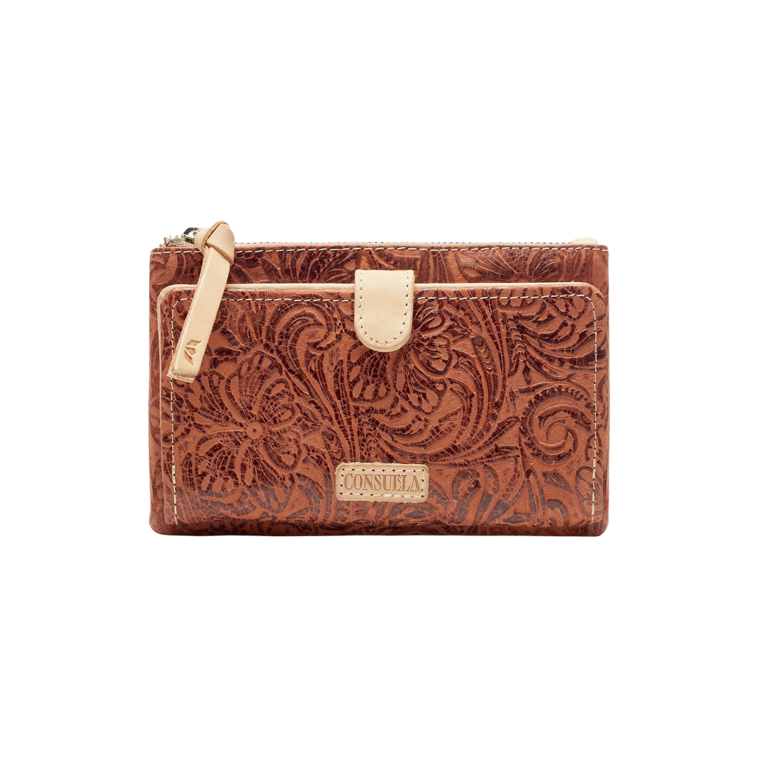 Consuela Women's Sally Slim Brown Wallet