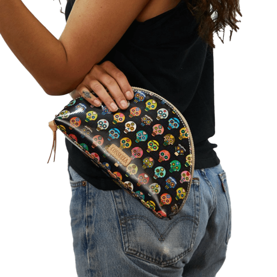 Consuela Women's Tiny Large Cosmetic Multicolor Case
