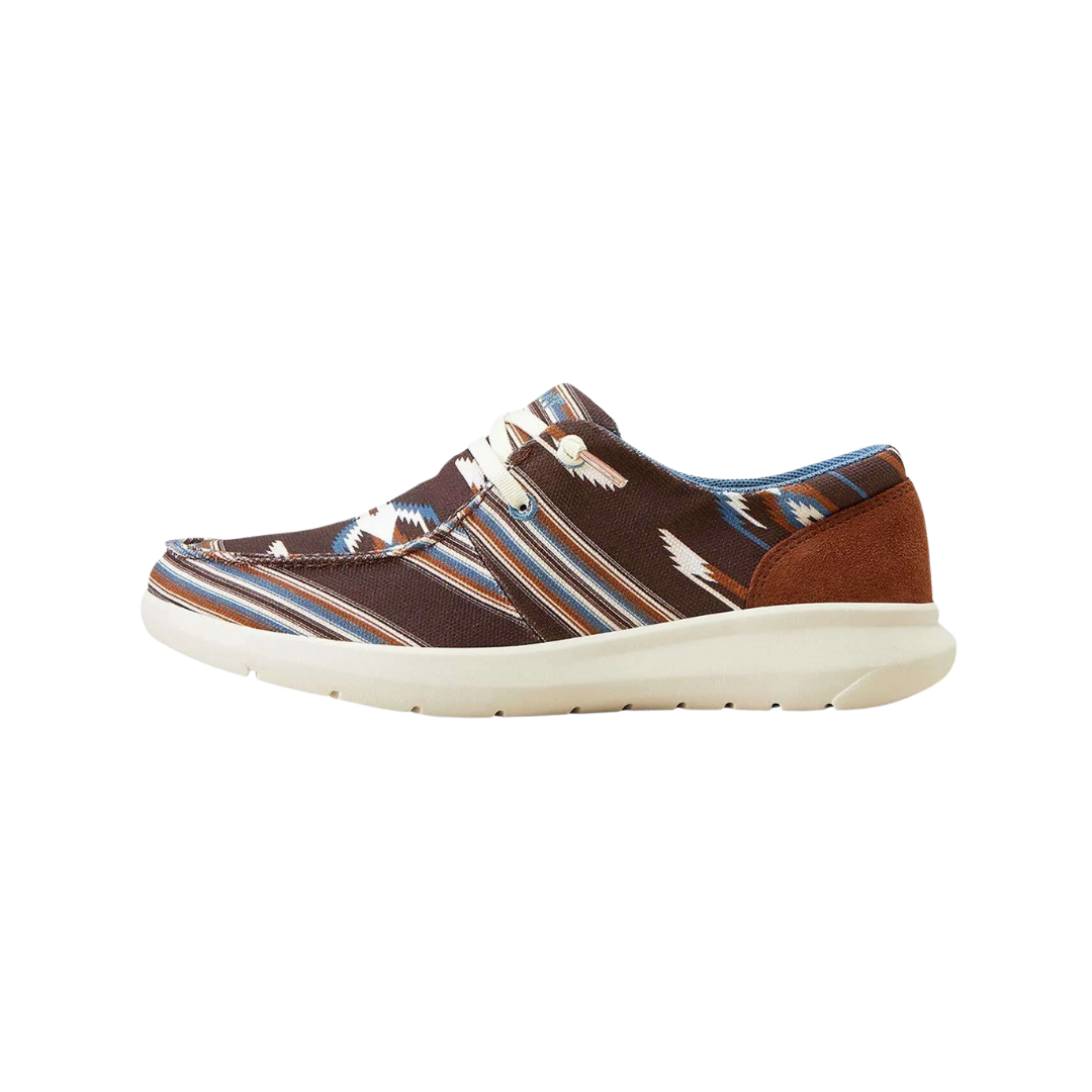 Ariat Women's Hilo Chimayo Arroyo Chocolate Shoes Bold, Western Style