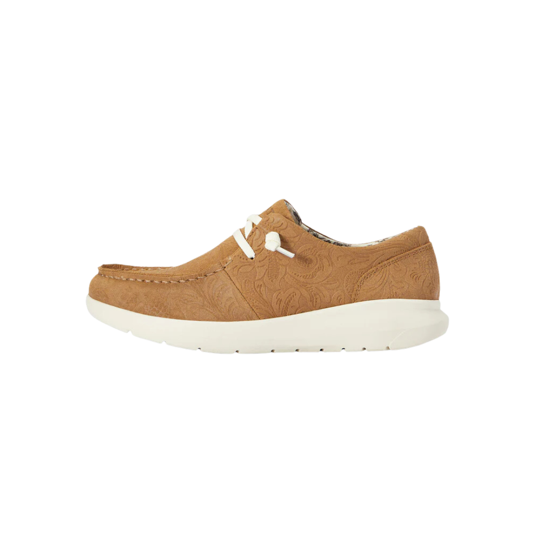 Ariat Women's Hilo Emboss Tan Floral Shoes