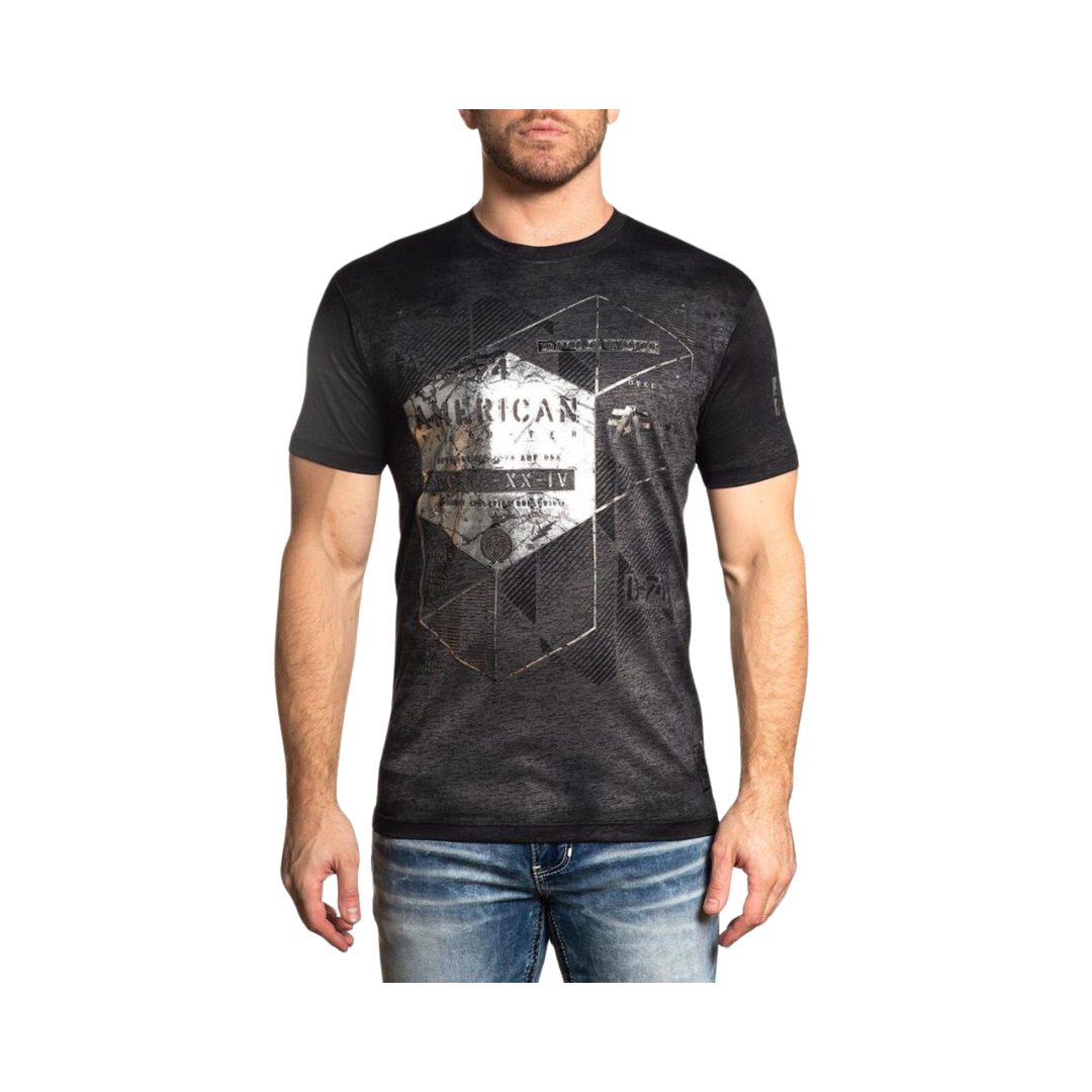American Fighter Men's Freeport Black Shirt