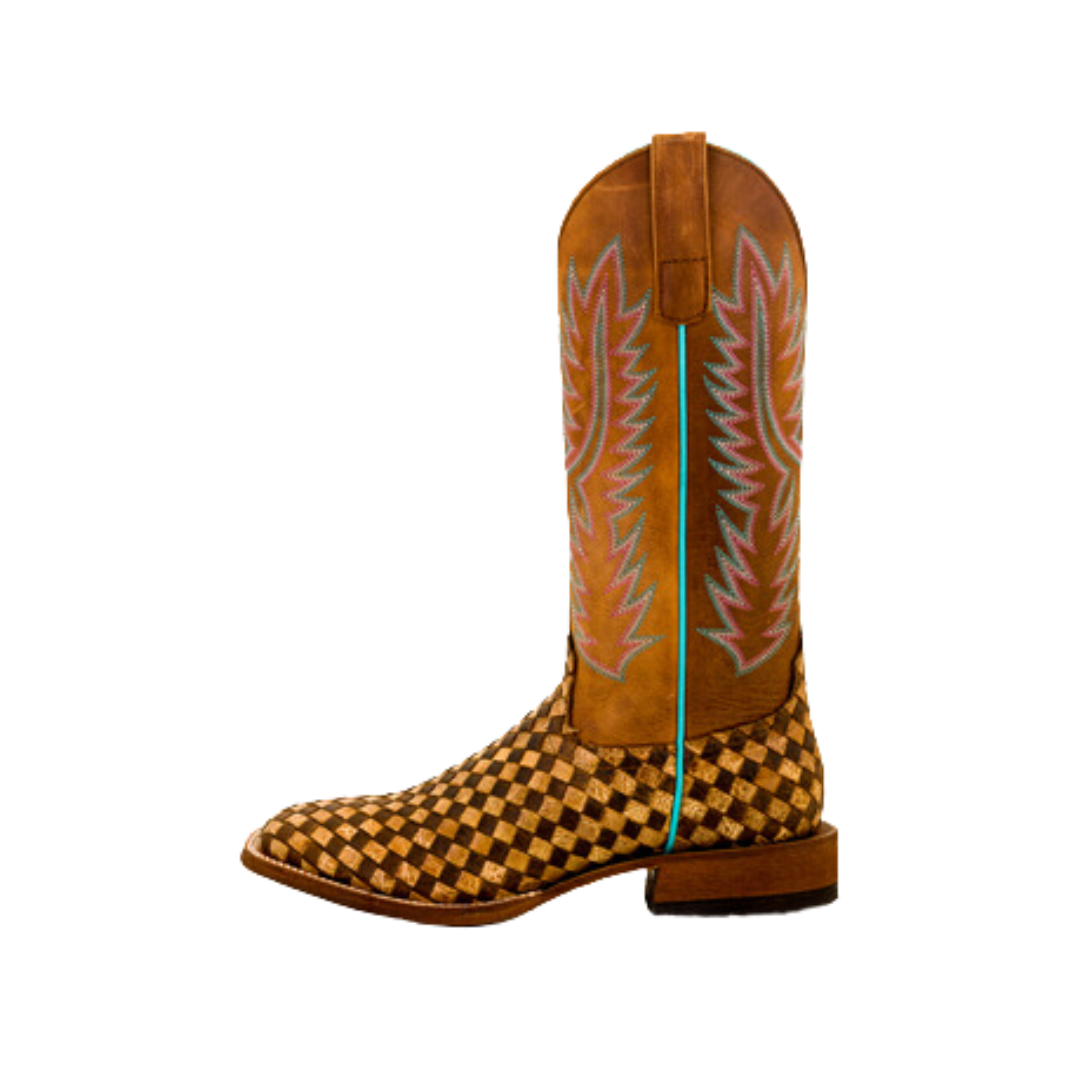 Macie Bean Women's Honey Leather Unbeweavable Fashion Boot