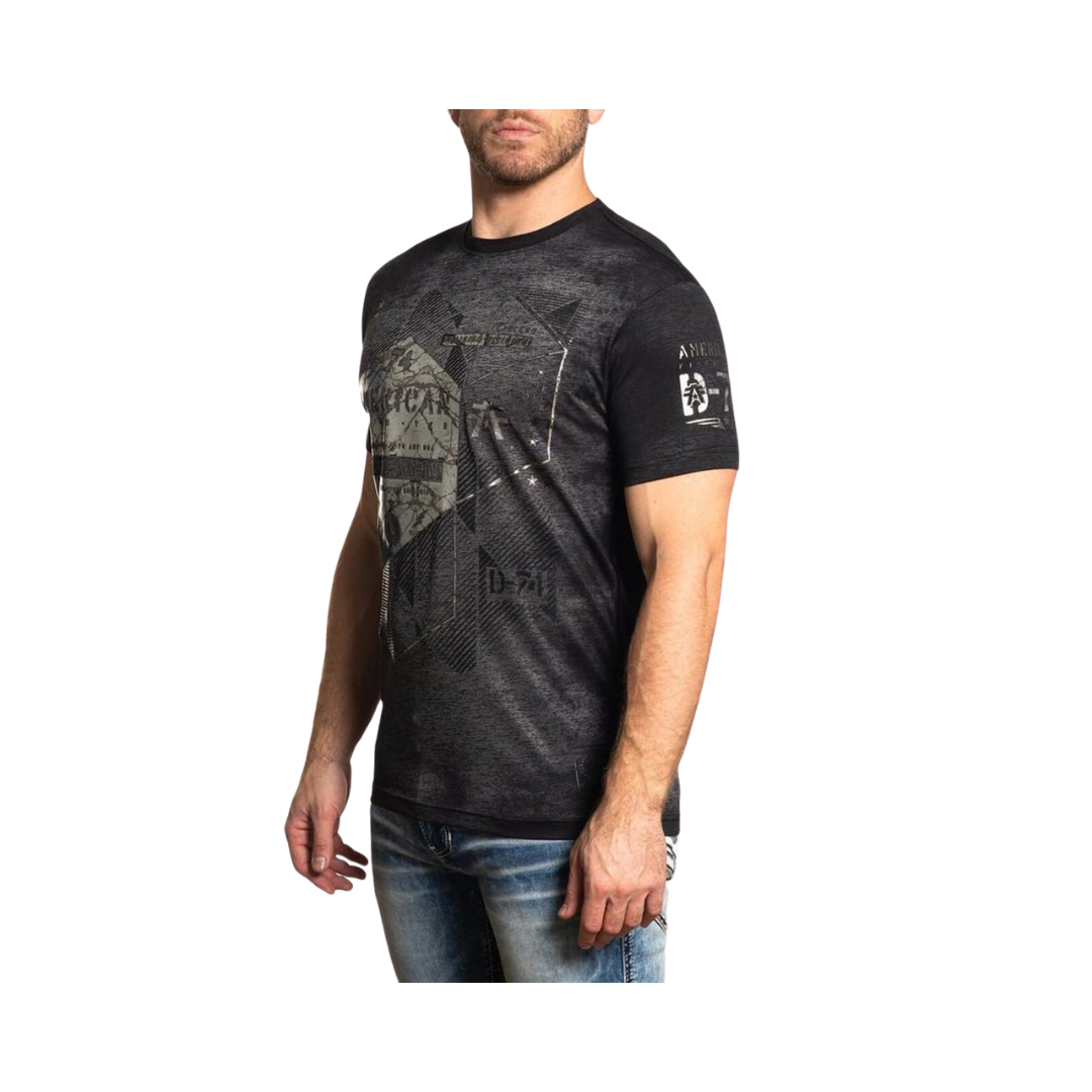 American Fighter Men's Freeport Black Shirt