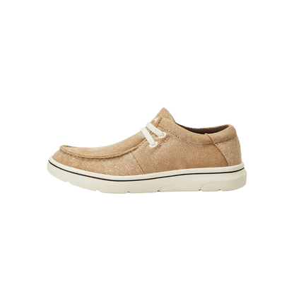 Ariat Kids Hilo Washed Tan Canvas Shoes