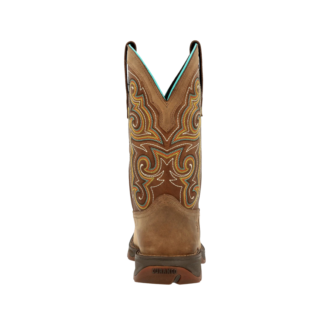 Premium Lady Rebel Work Boots Durango, Composite Toe, Western Style