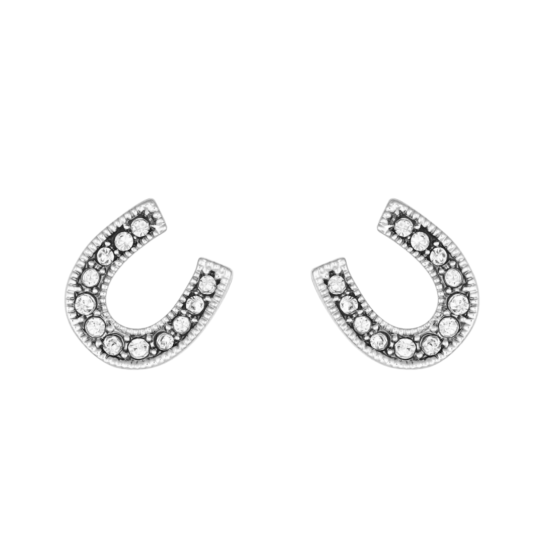 Montana Women's Crystal Clear Stuck on Luck Post Earrings