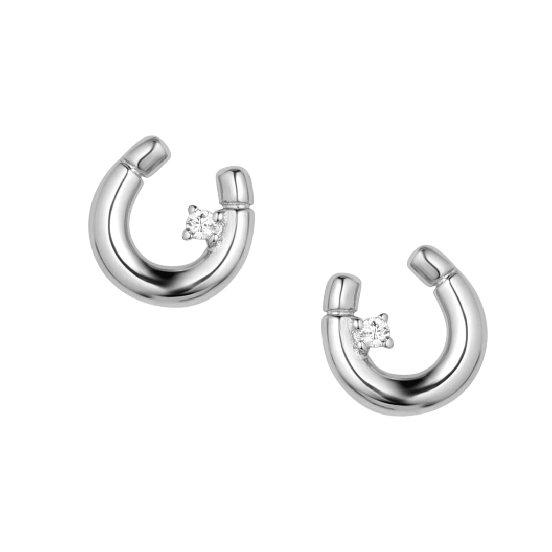 Montana Women's Little Light Horseshoe Earrings