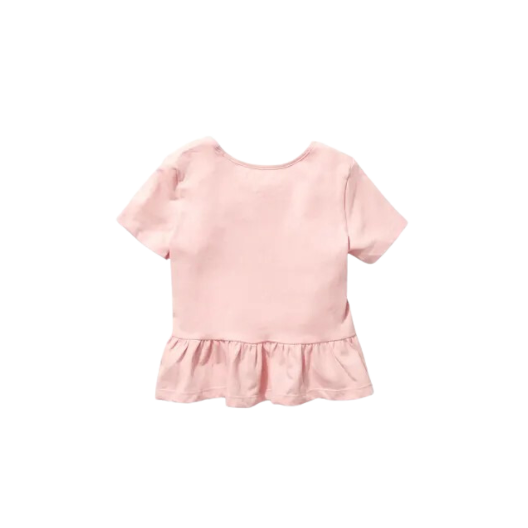 Wrangler Infant Girl's Pink & Horse Graphic Short Sleeve Top