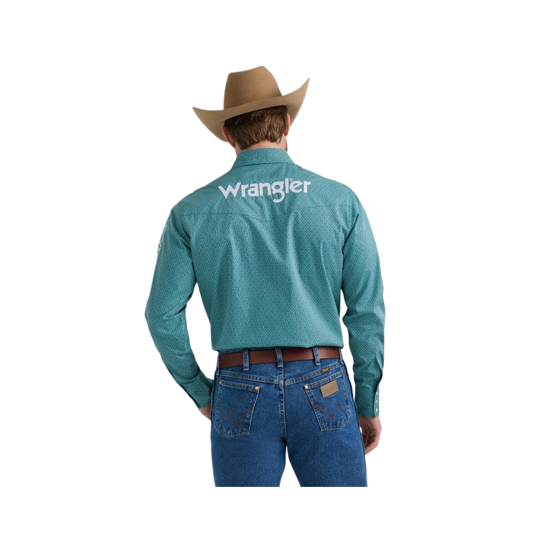 Wrangler Men's Long Sleeve Logo Shirt